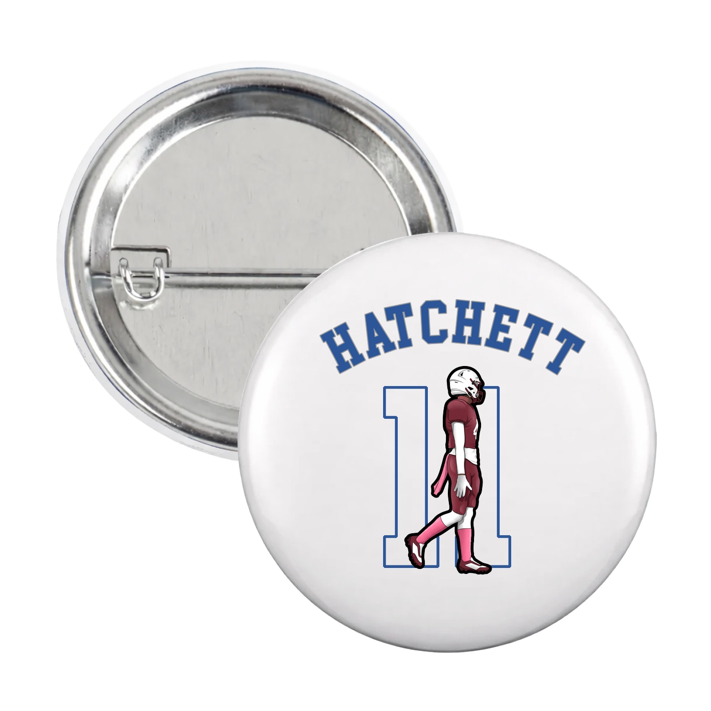 Game Day Button — Shirsey Arch in White