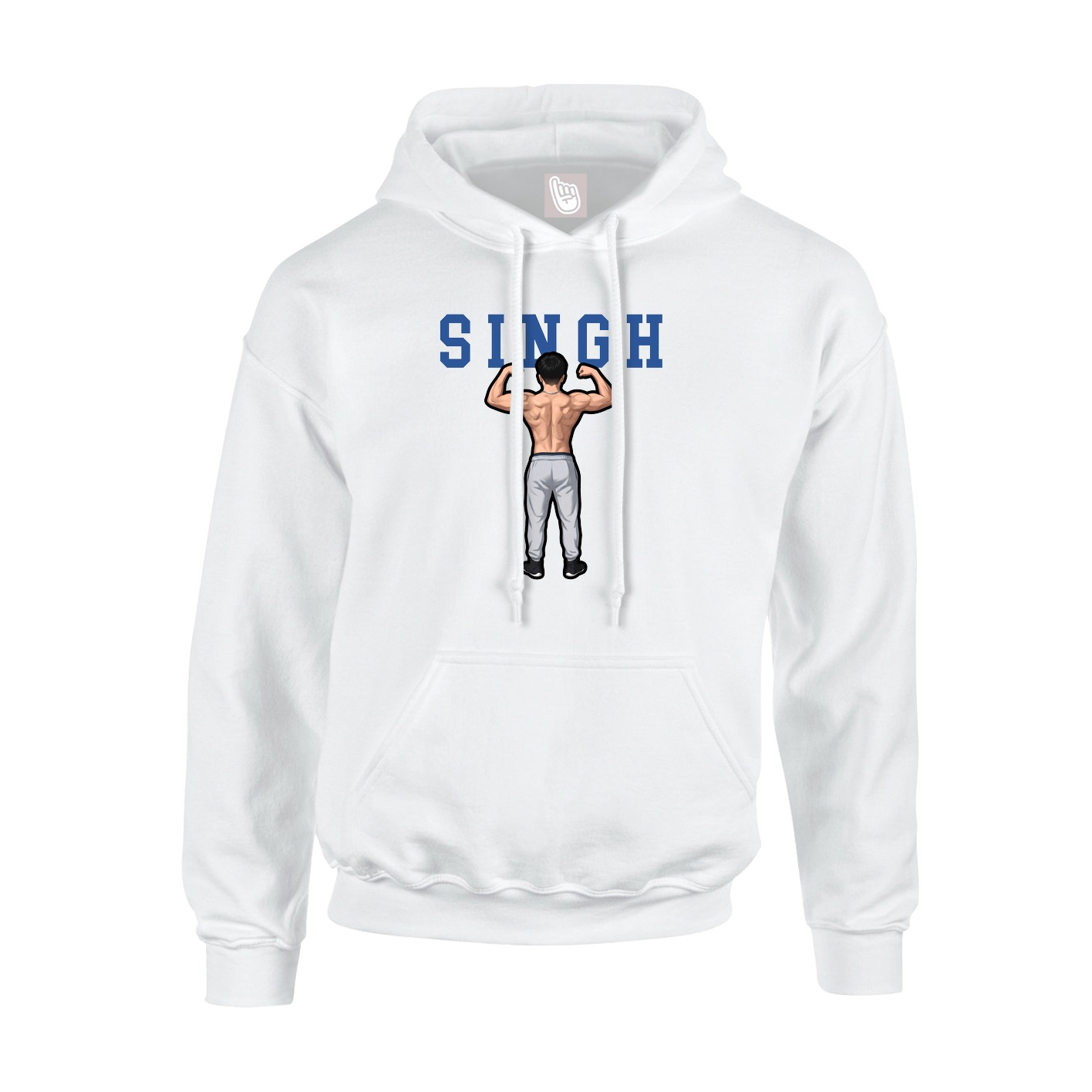 Hoodie — Classic in White