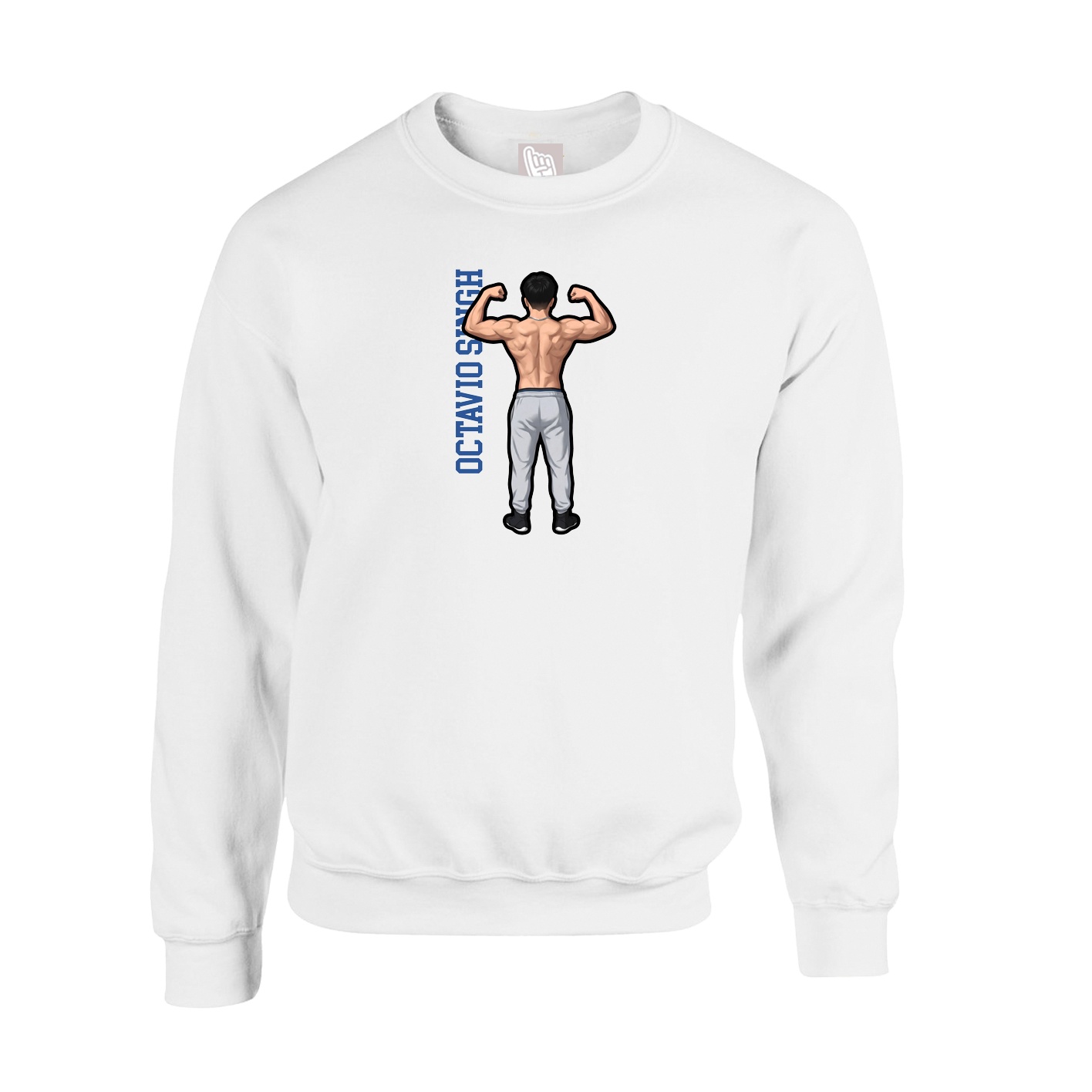 Fleece Crew — Classic in White