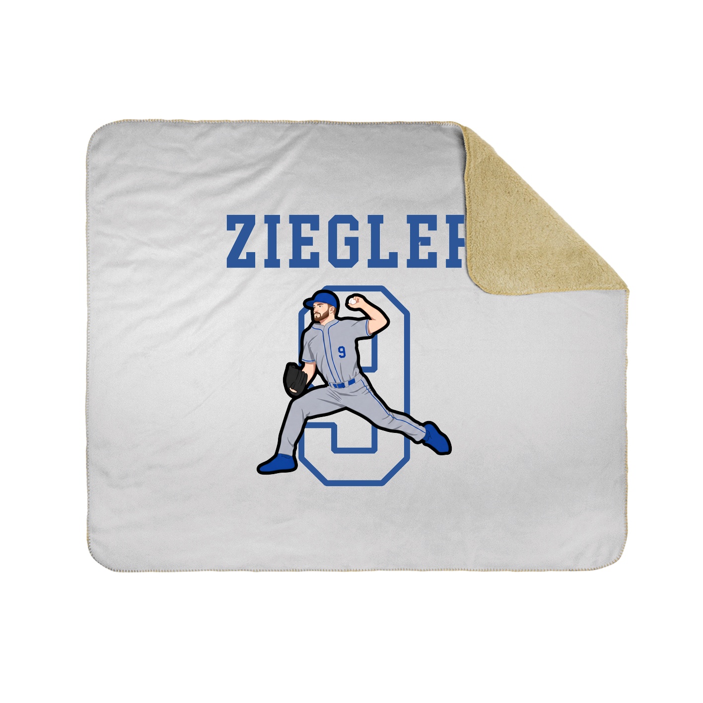 Throw Blanket — Shirsey in White