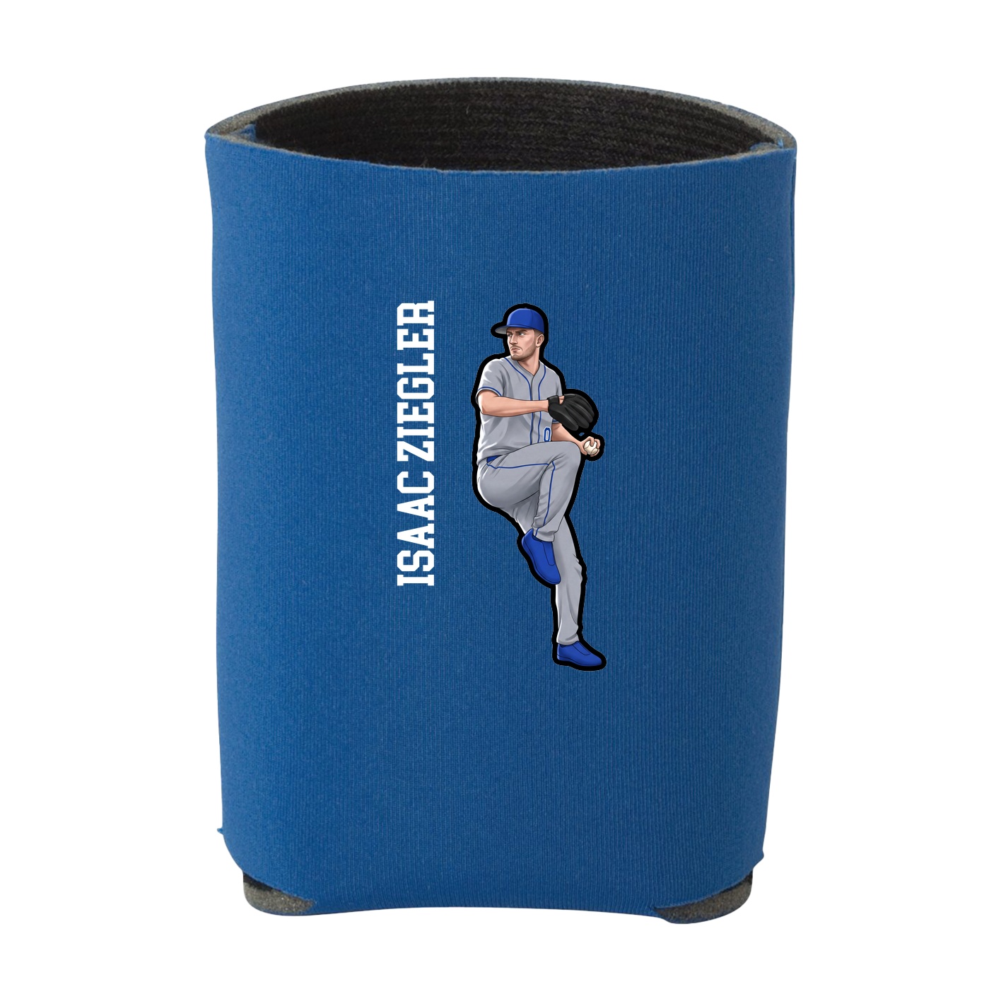 Can Holder — Name Vertical in Royal