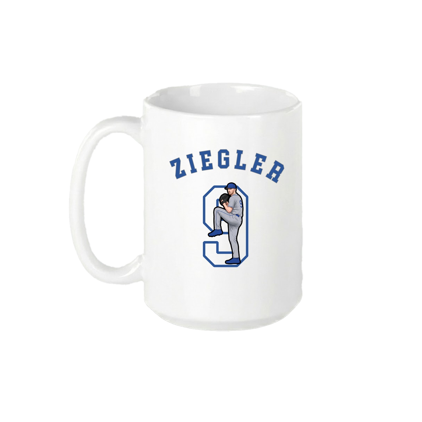 15oz Coffee Mug — Shirsey Arch in White