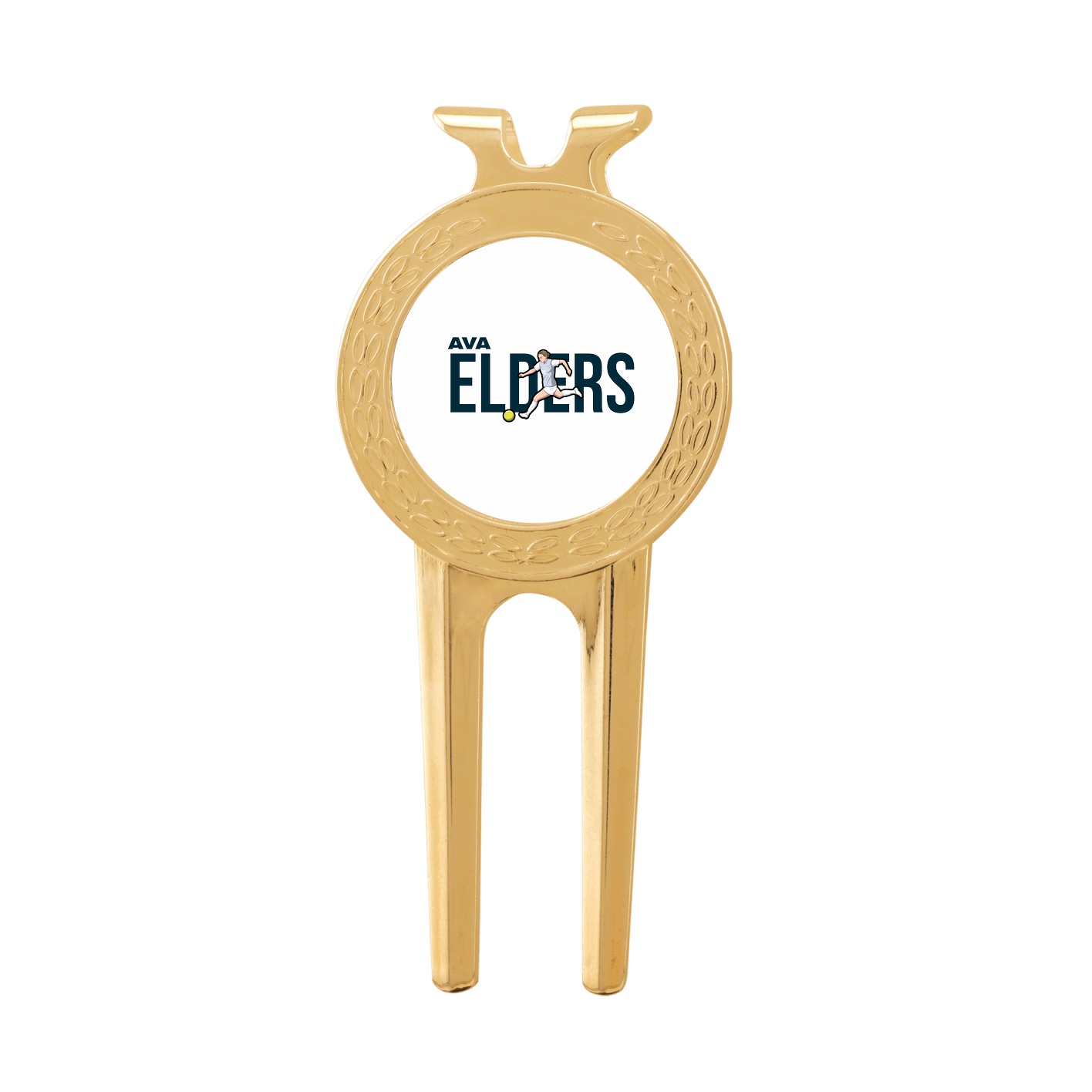 Divot Tool with Ball Marker — Player Name in Classic