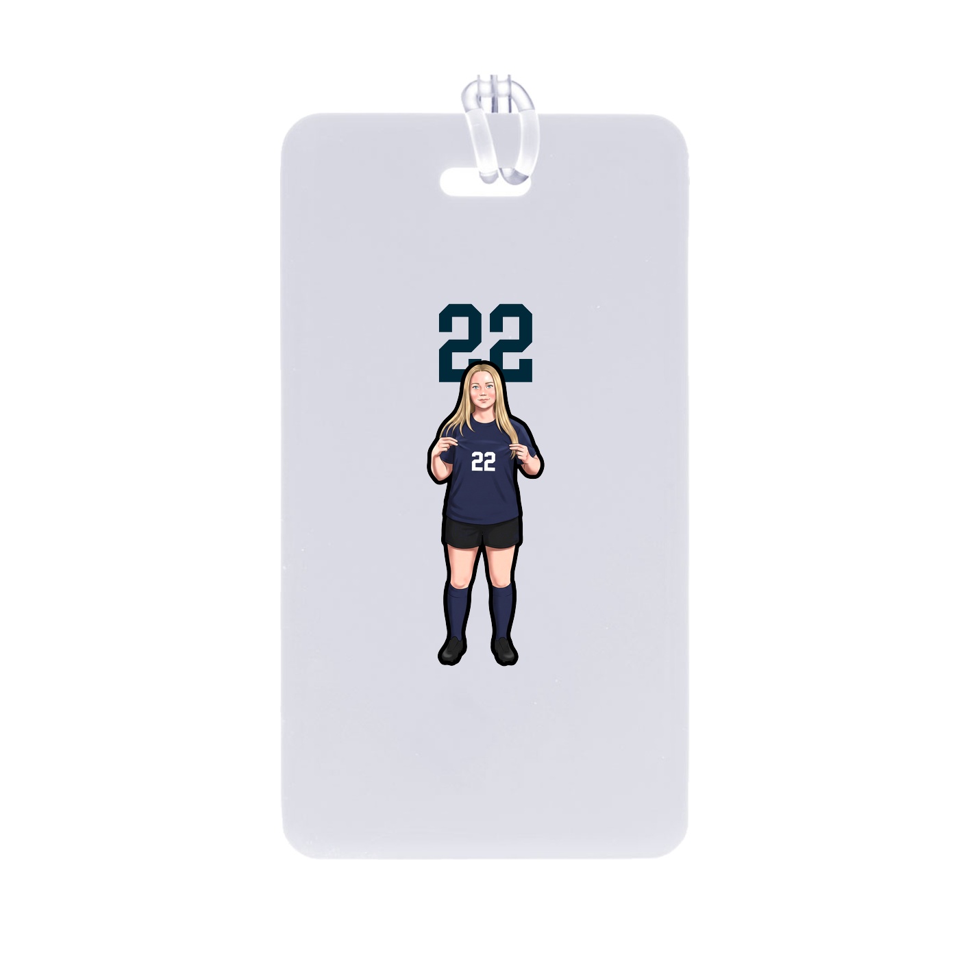 Bag Tag — Number Top in Classic