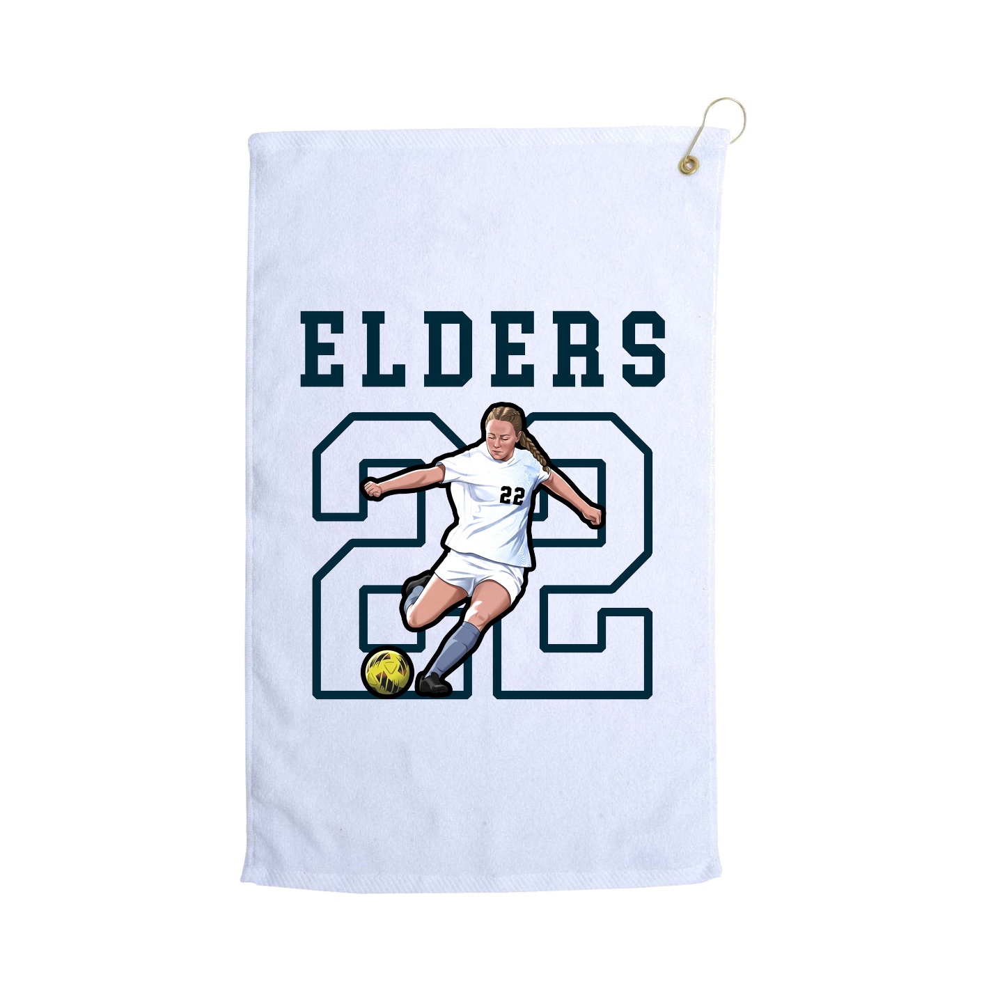 Golf Towel — Shirsey in White