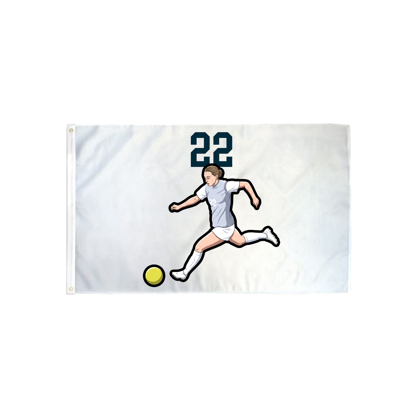 3x5 Flag — Number Top in Classic