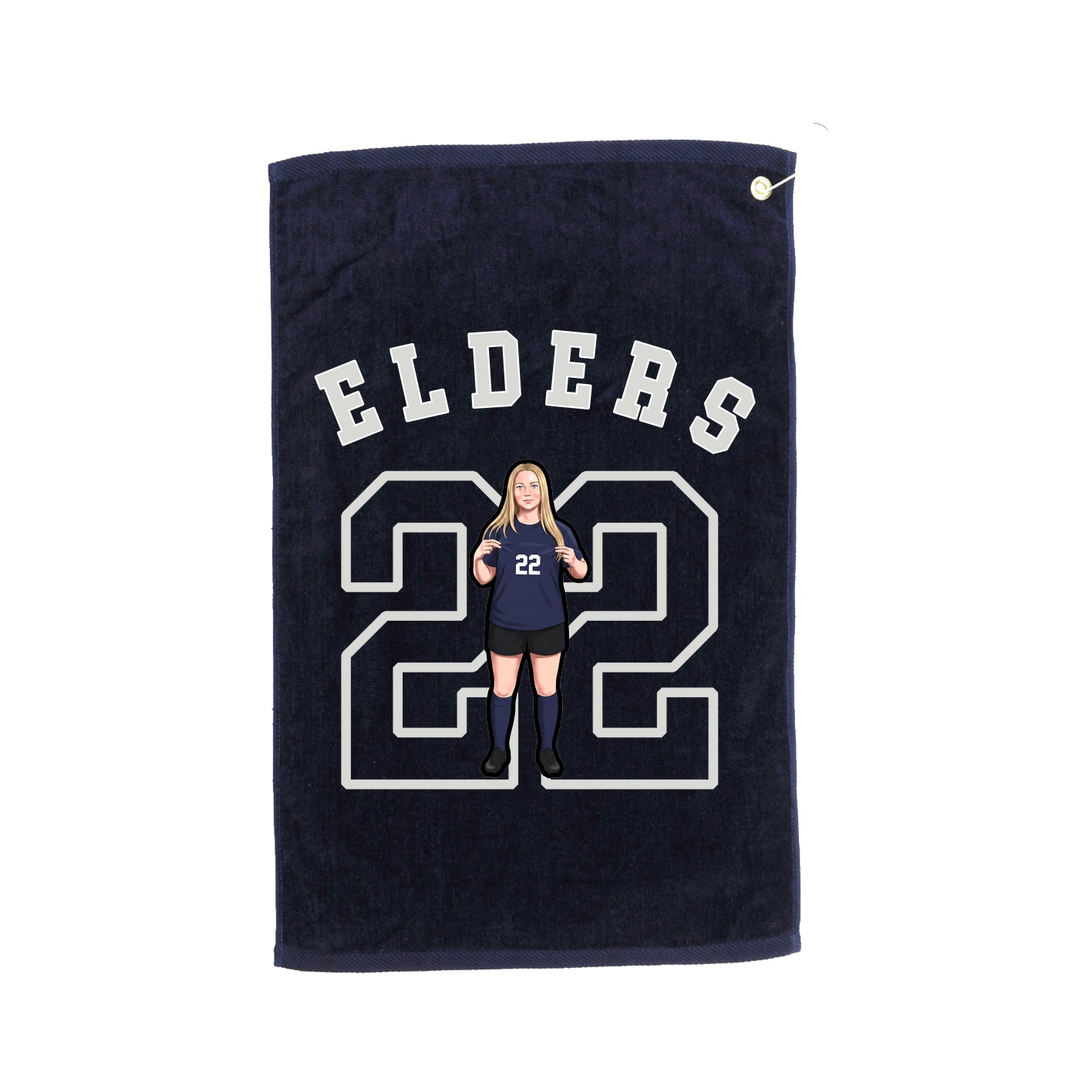 Golf Towel — Shirsey Arch in Navy