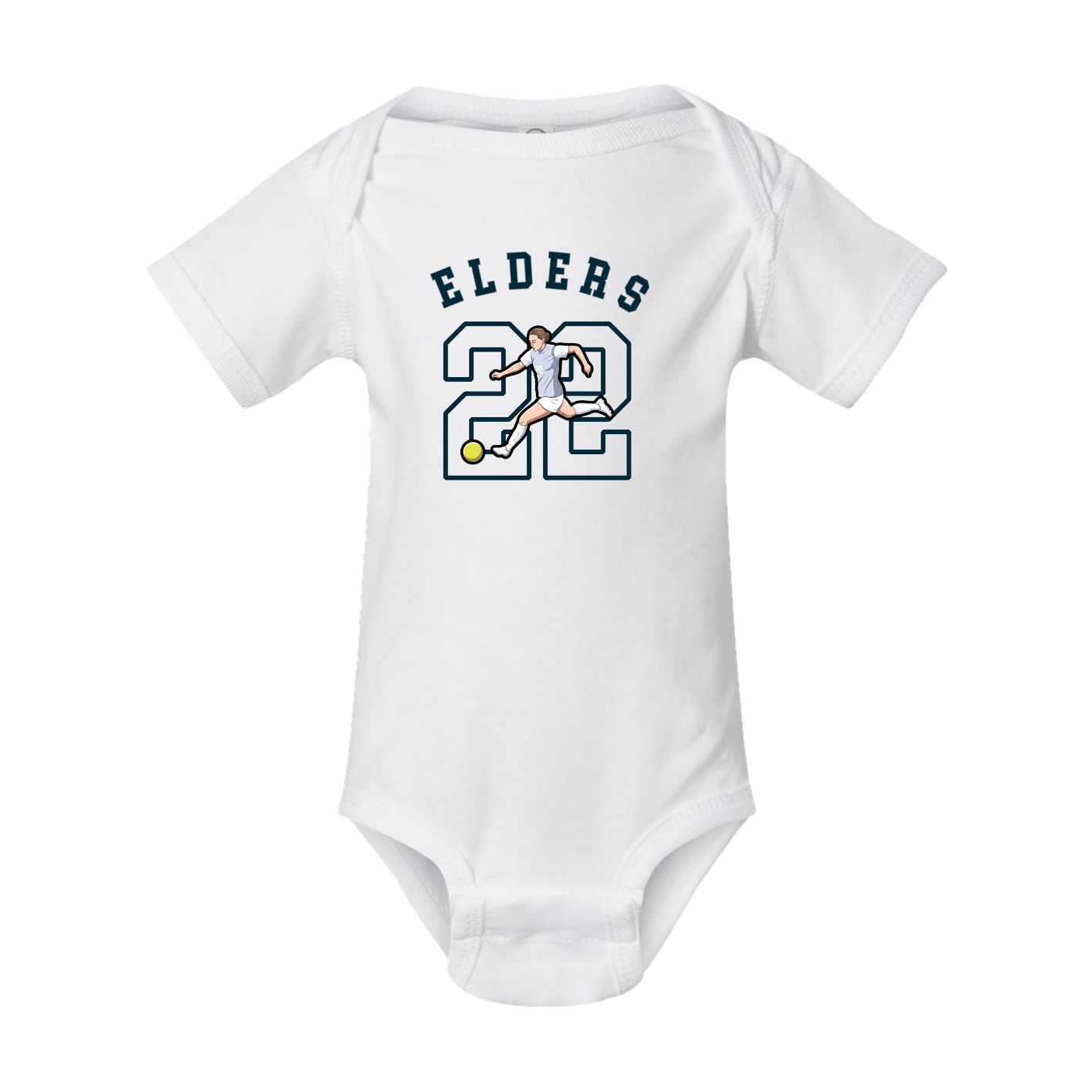 Baby Onesie — Shirsey Arch in White