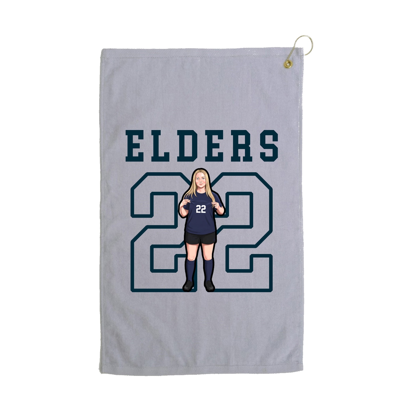 Golf Towel — Shirsey in Grey