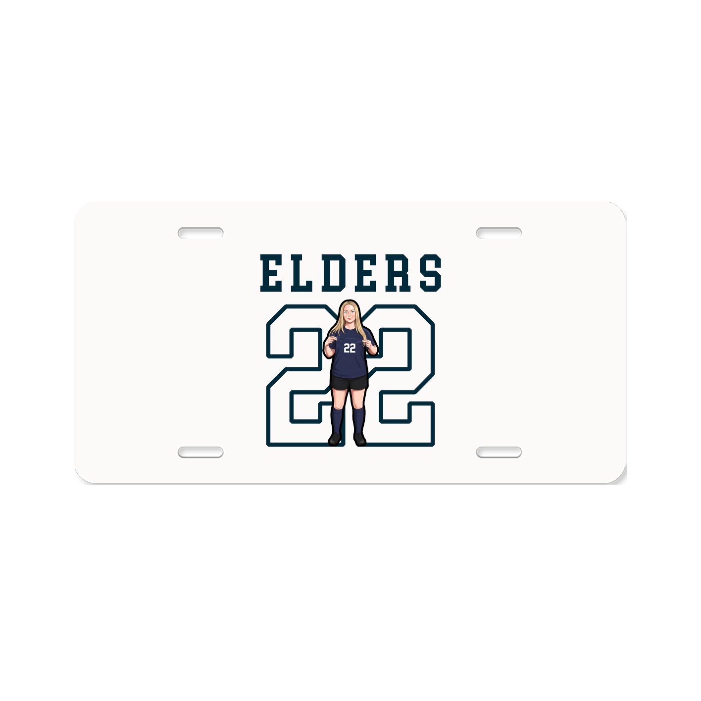 License Plate — Shirsey in Classic