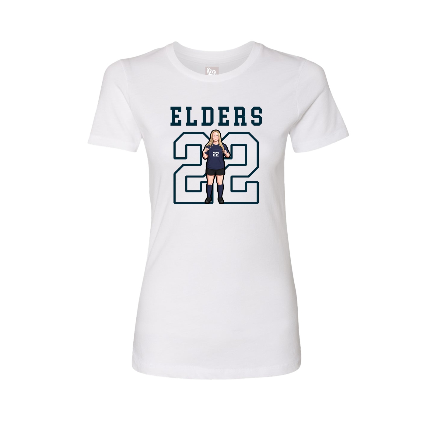 Fitted Women's Tee — Shirsey in White