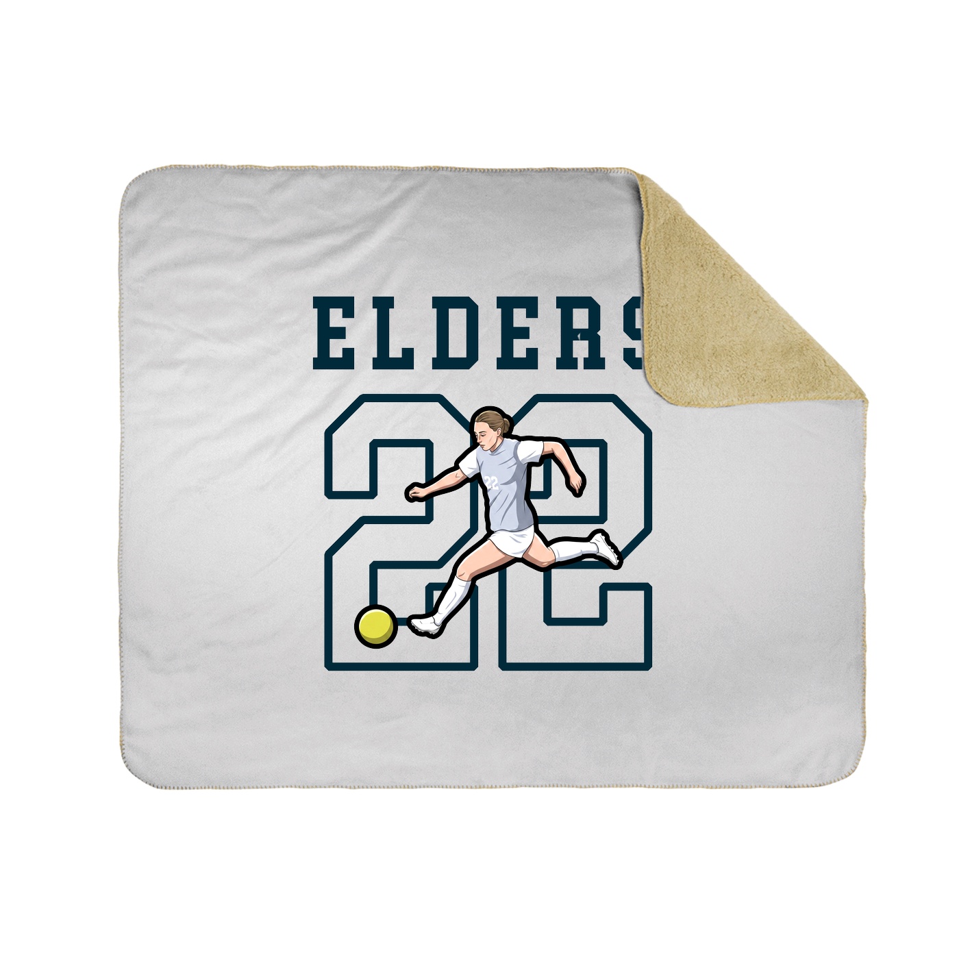 Throw Blanket — Shirsey in White