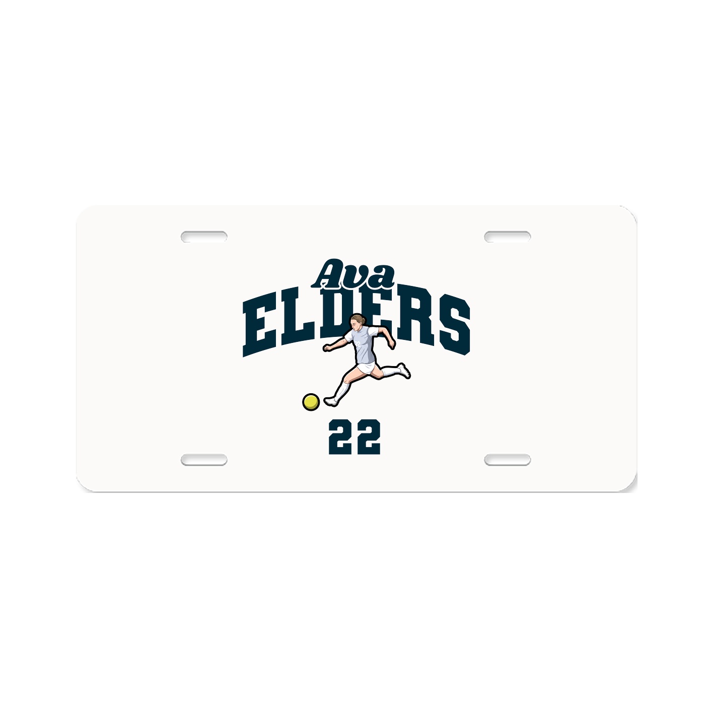 License Plate — Signature Arch in Classic