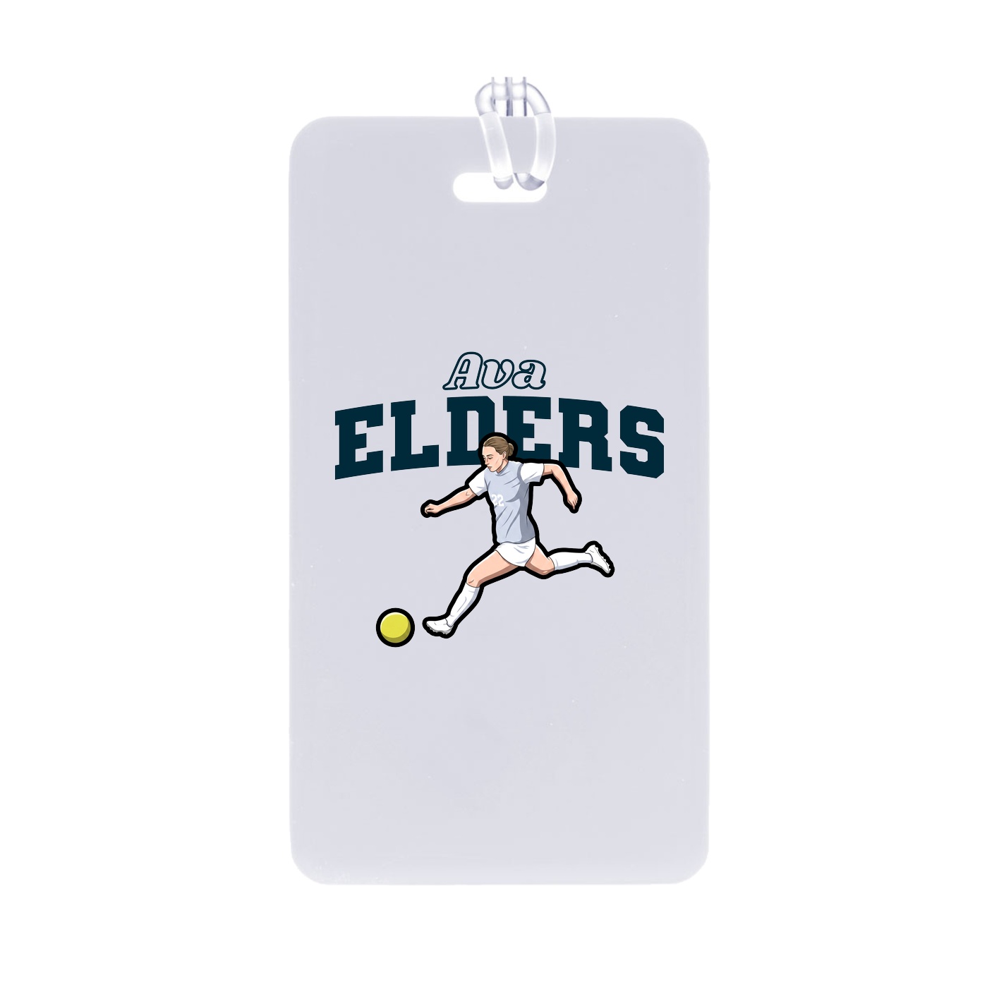 Bag Tag — Name Arch in Classic