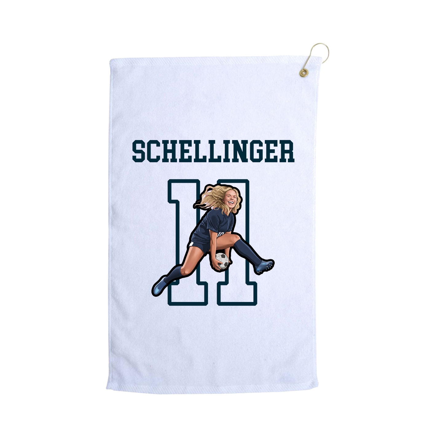 Golf Towel — Shirsey in White