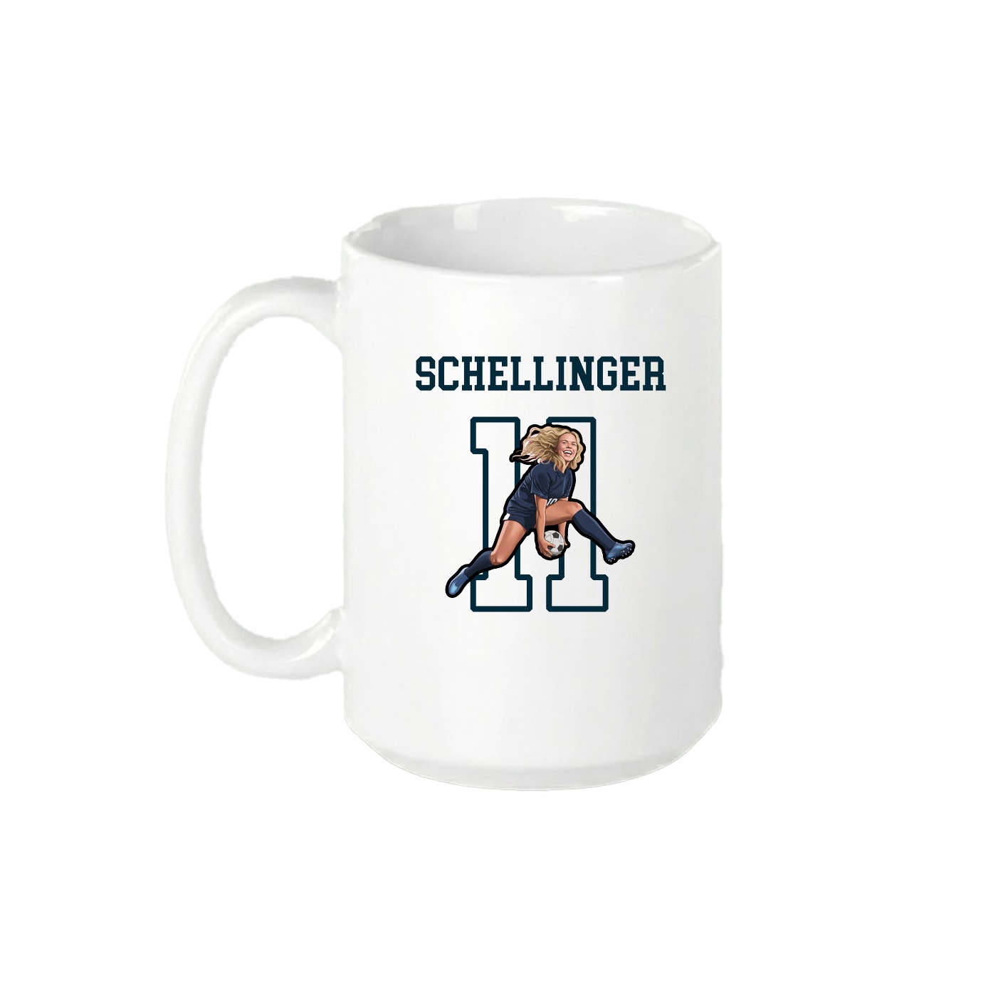 15oz Coffee Mug — Shirsey in White