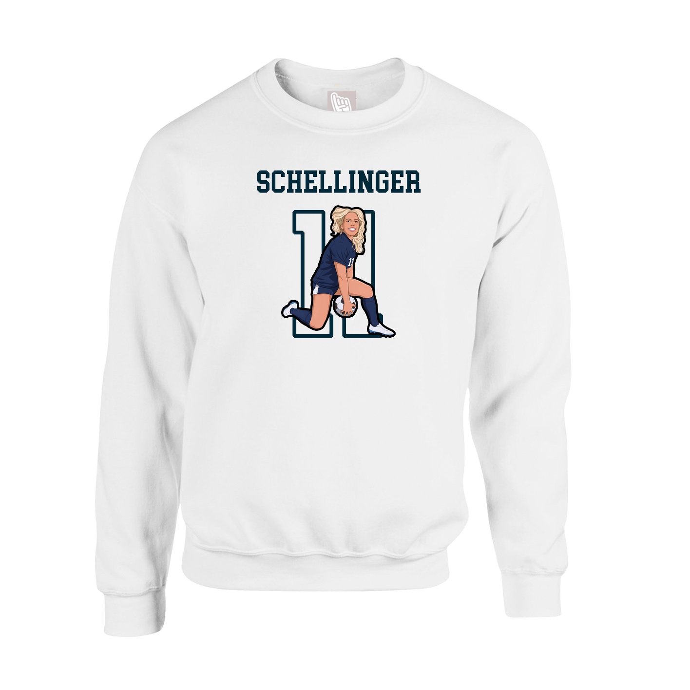 Fleece Crew — Shirsey in White
