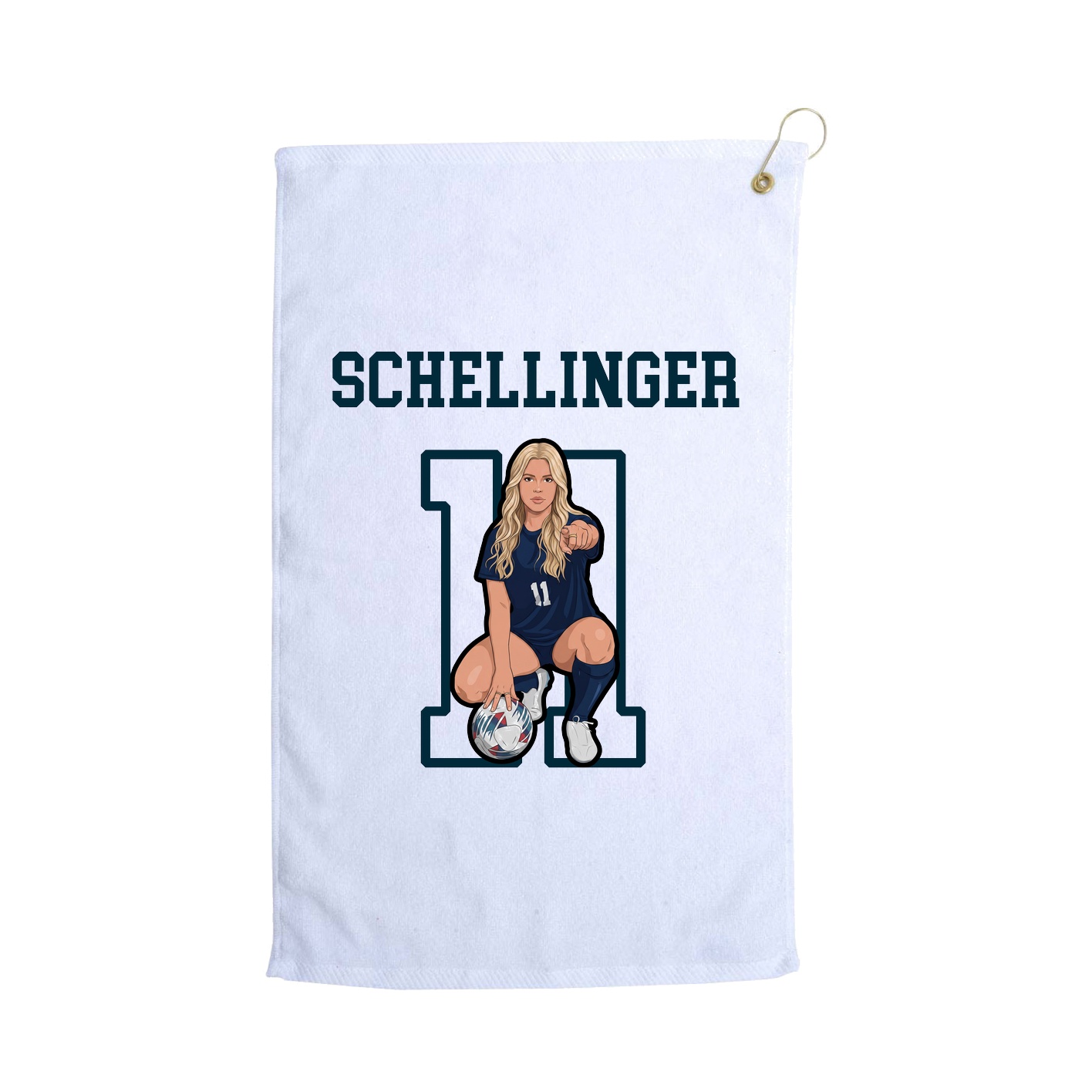 Golf Towel — Shirsey in White