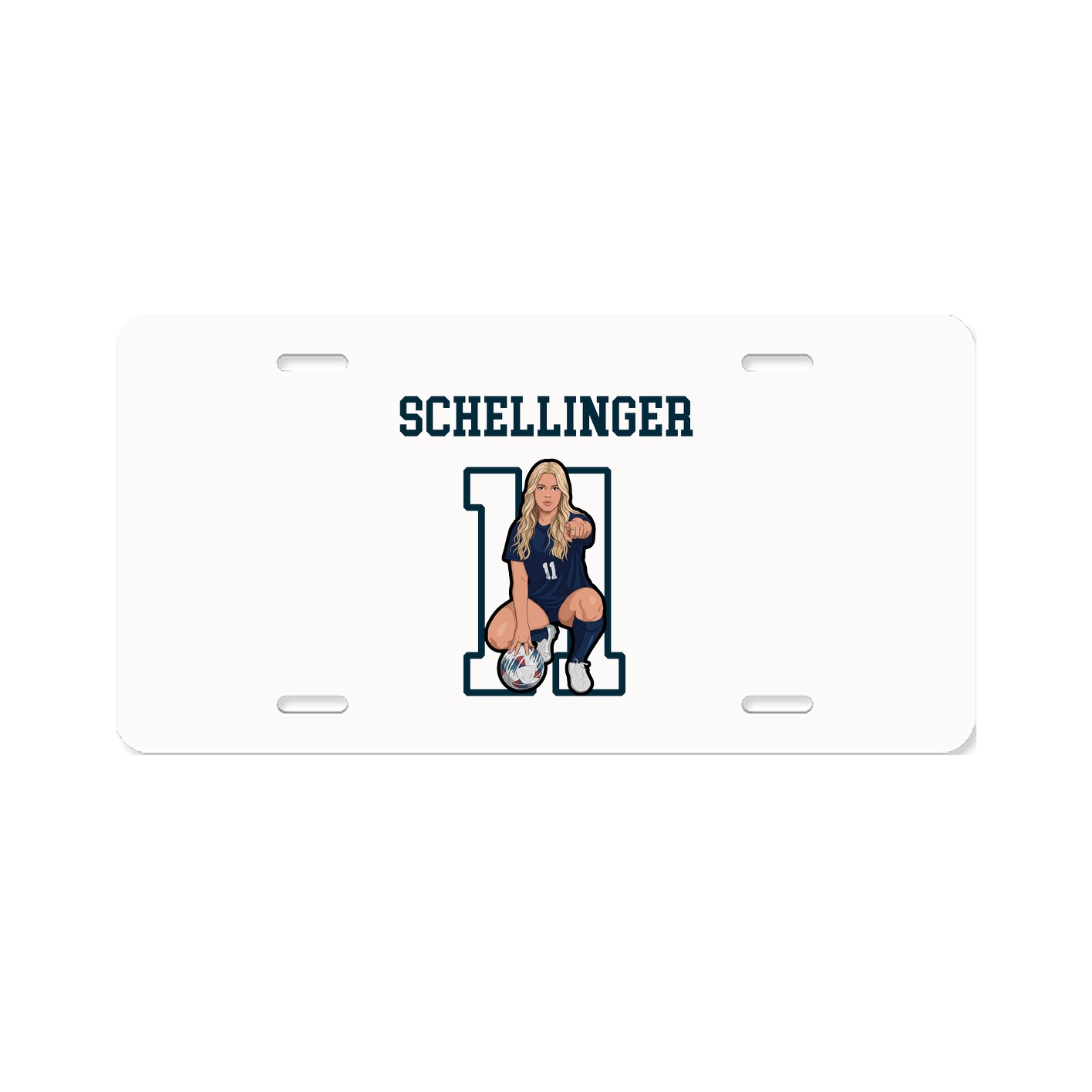 License Plate — Shirsey in Classic