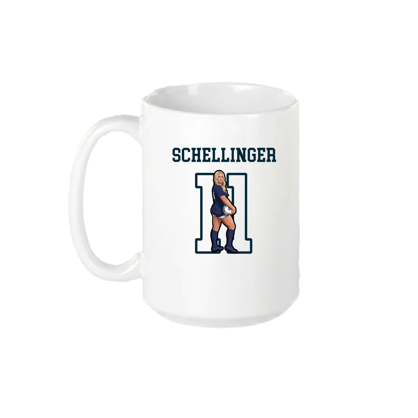 15oz Coffee Mug — Shirsey in White