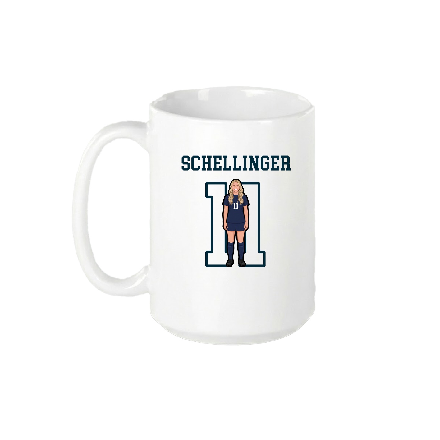 15oz Coffee Mug — Shirsey in White