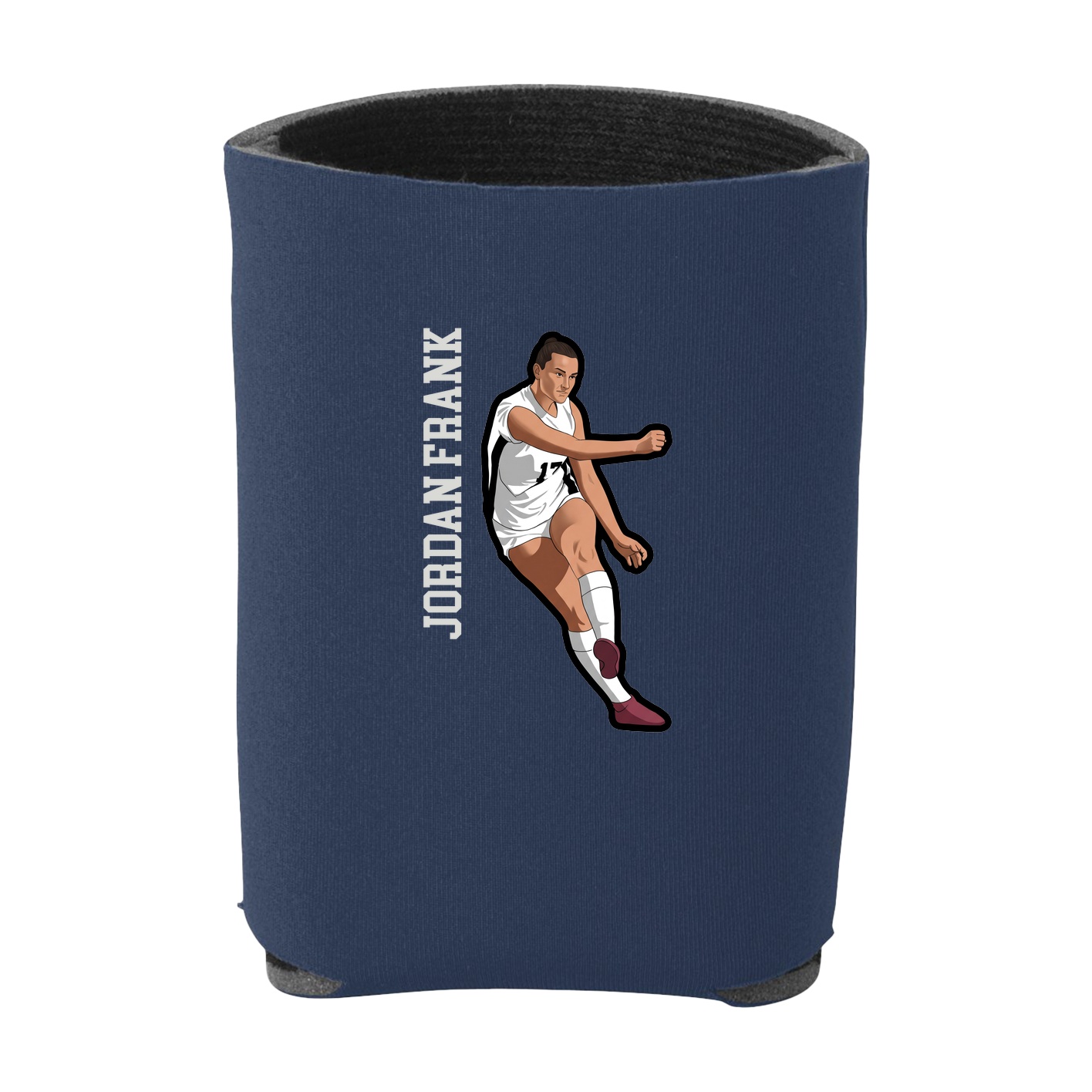 Can Holder — Name Vertical in Navy