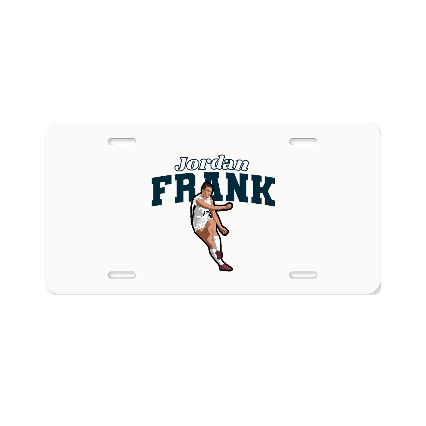 License Plate — Name Arch in Classic