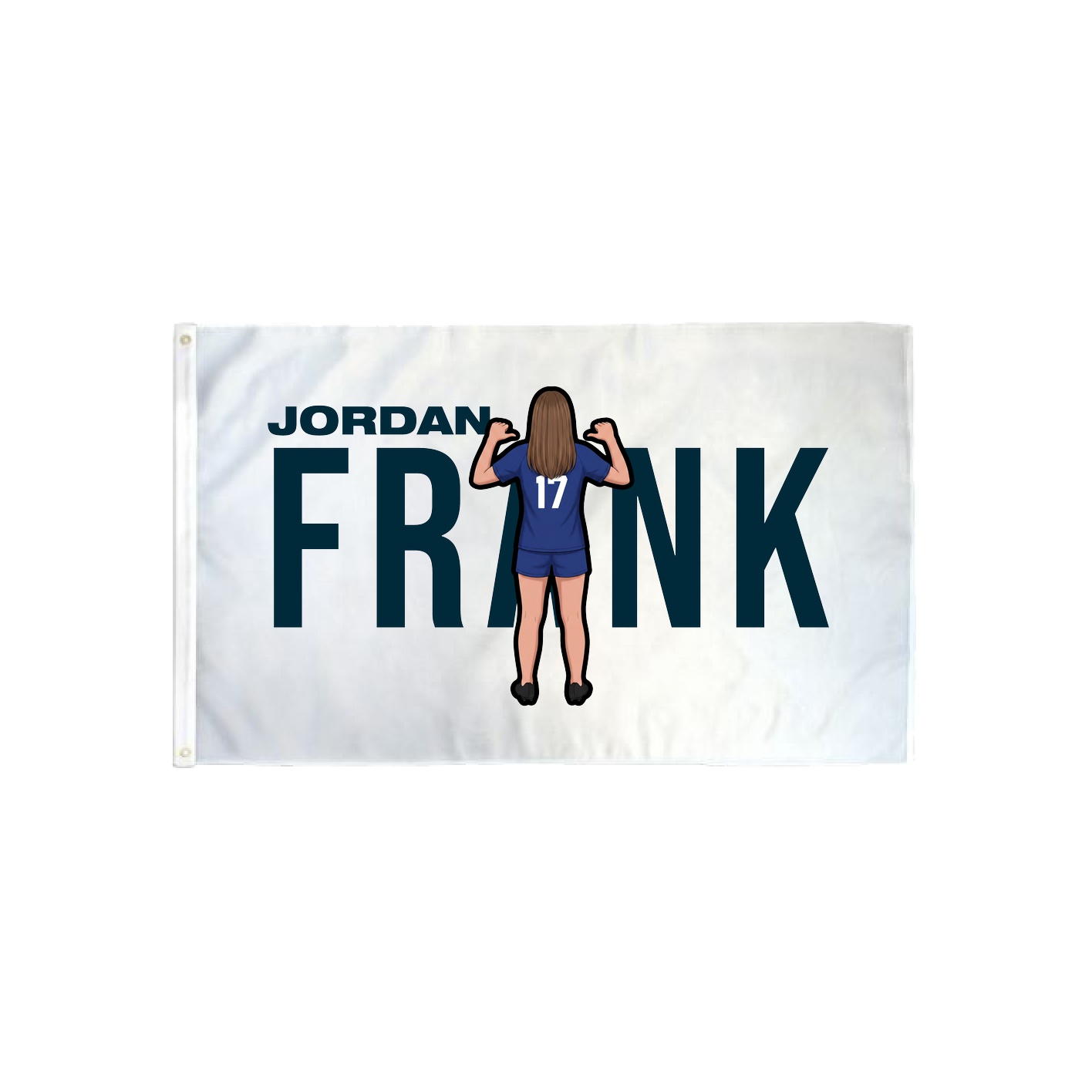 3x5 Flag — Player Name in Classic