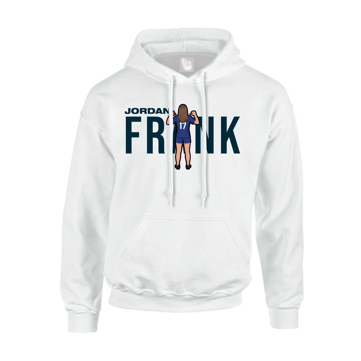 Hoodie — Player Name in White