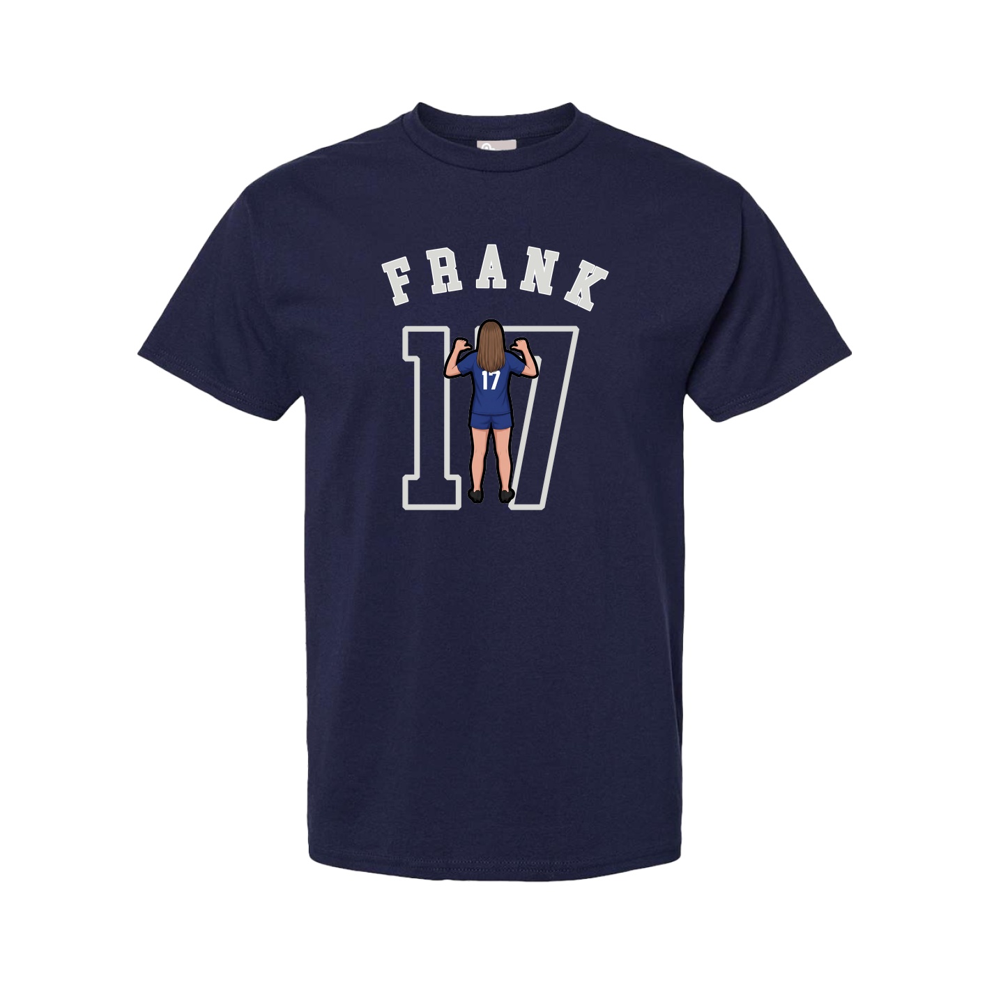 Youth Tee — Shirsey Arch in Navy