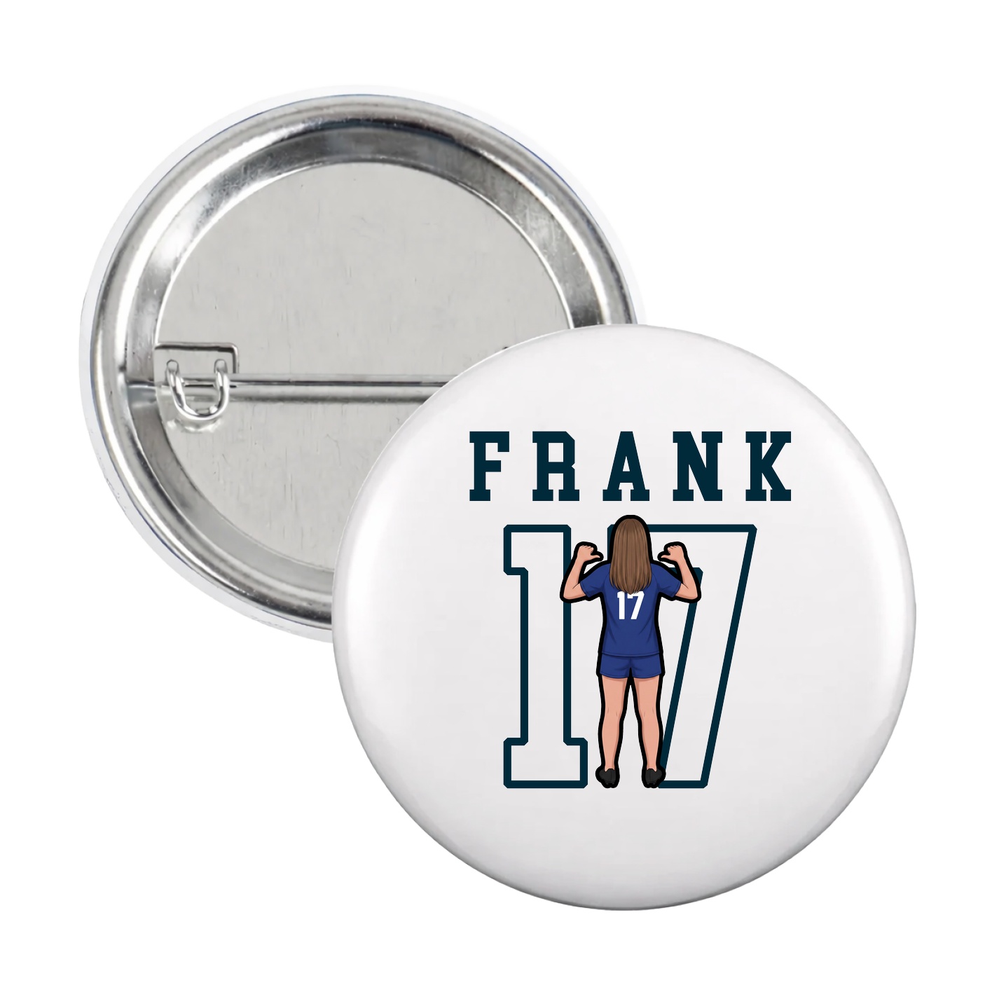 Game Day Button — Shirsey in White