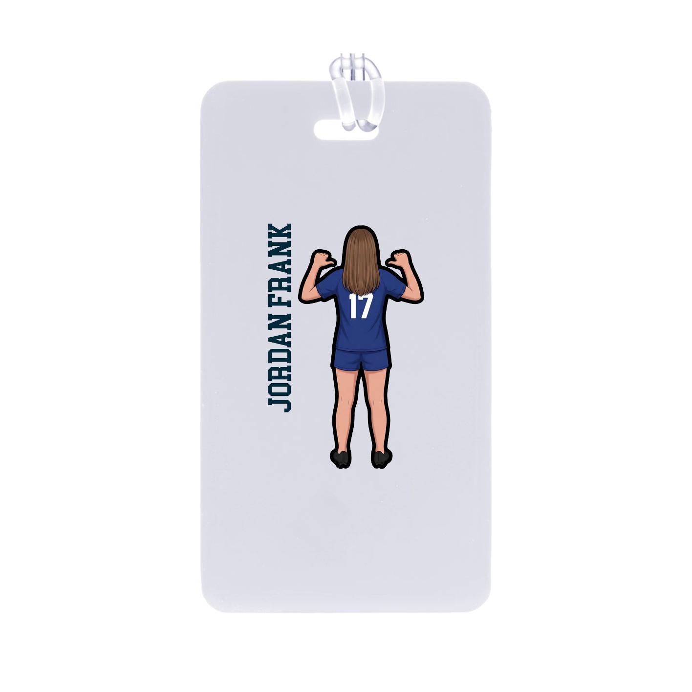 Bag Tag — Name Vertical in Classic