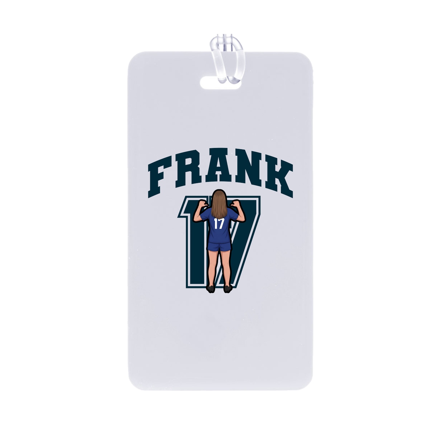 Bag Tag — Number in Classic