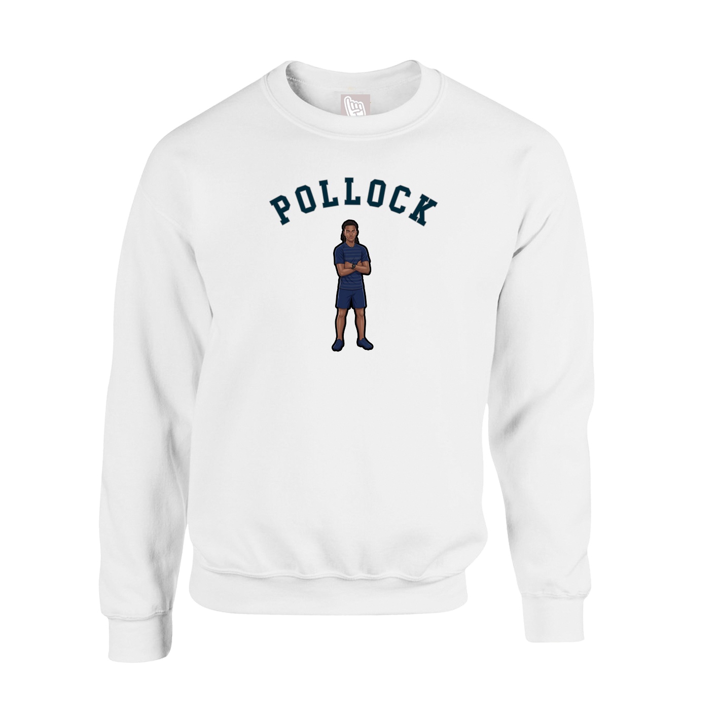 Fleece Crew — Classic in White
