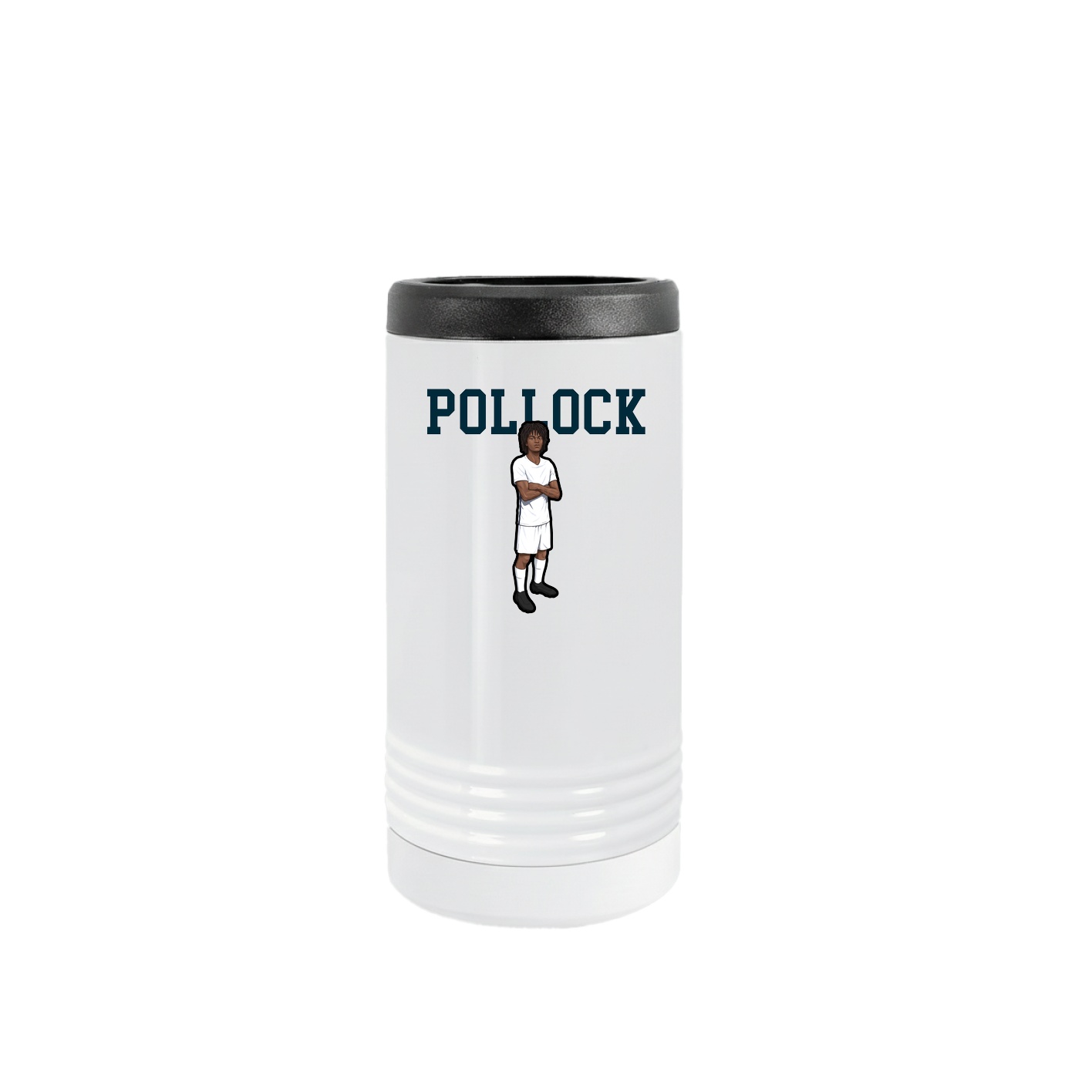 Slim Beverage Holder — Classic in White