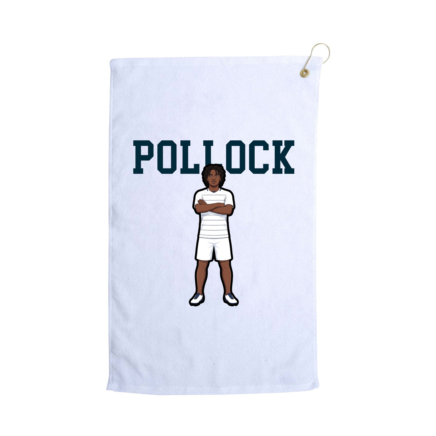 Golf Towel — Classic in White
