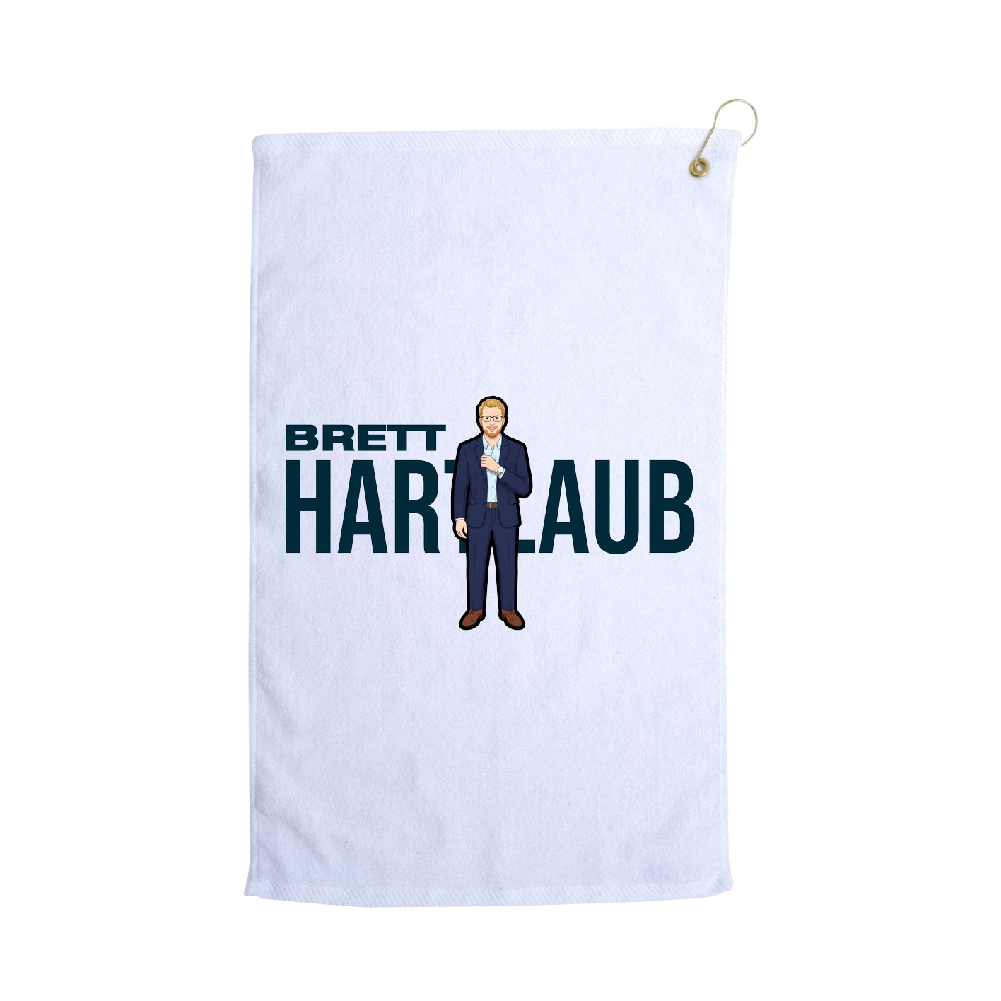 Golf Towel — Player Name in White