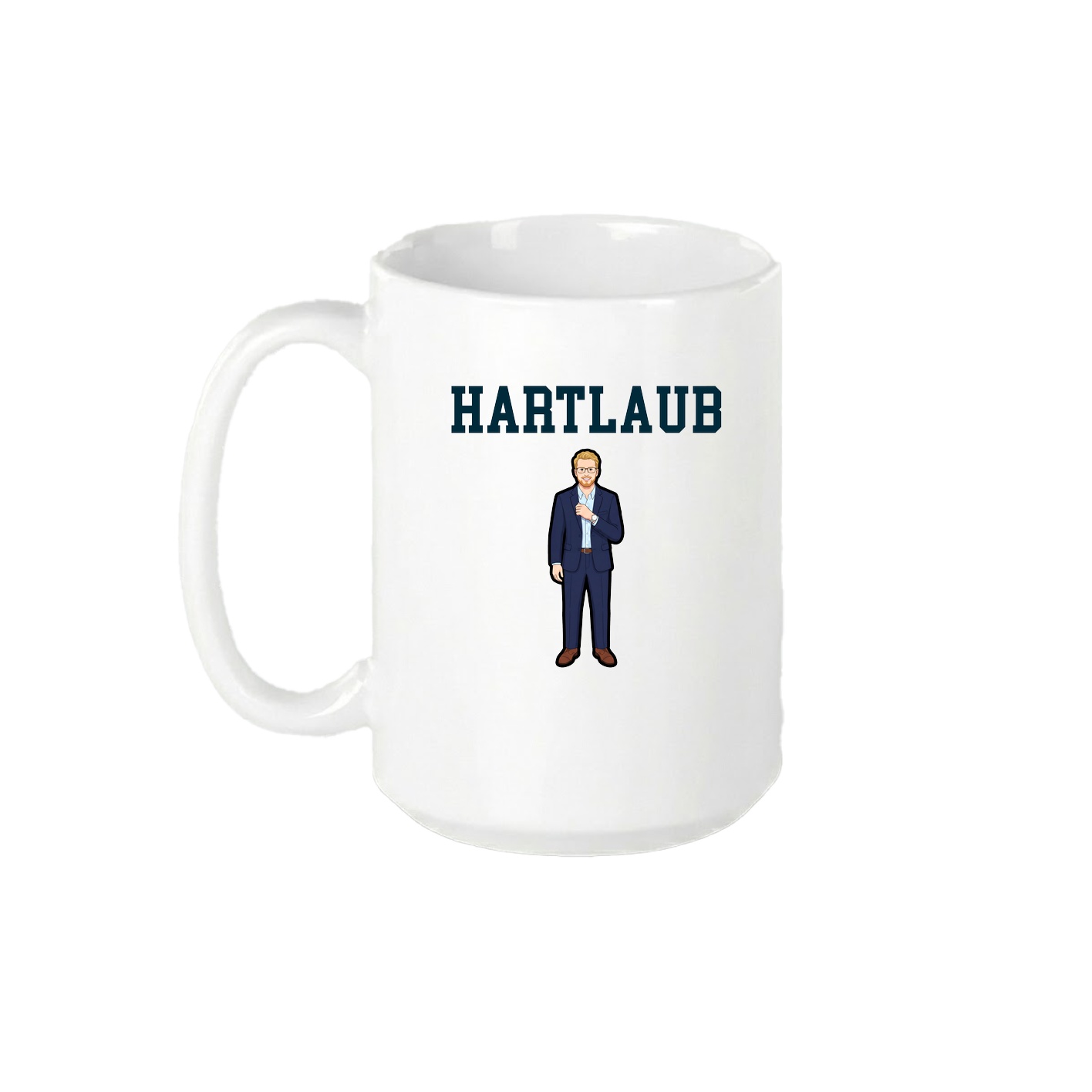 15oz Coffee Mug — Shirsey in White