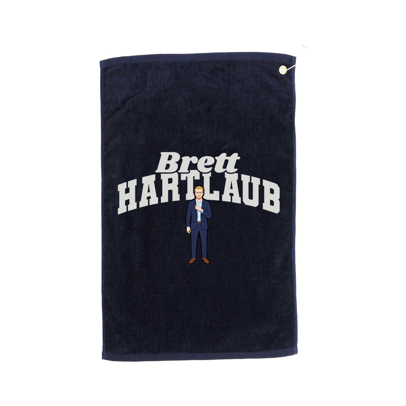 Golf Towel — Signature Arch in Navy