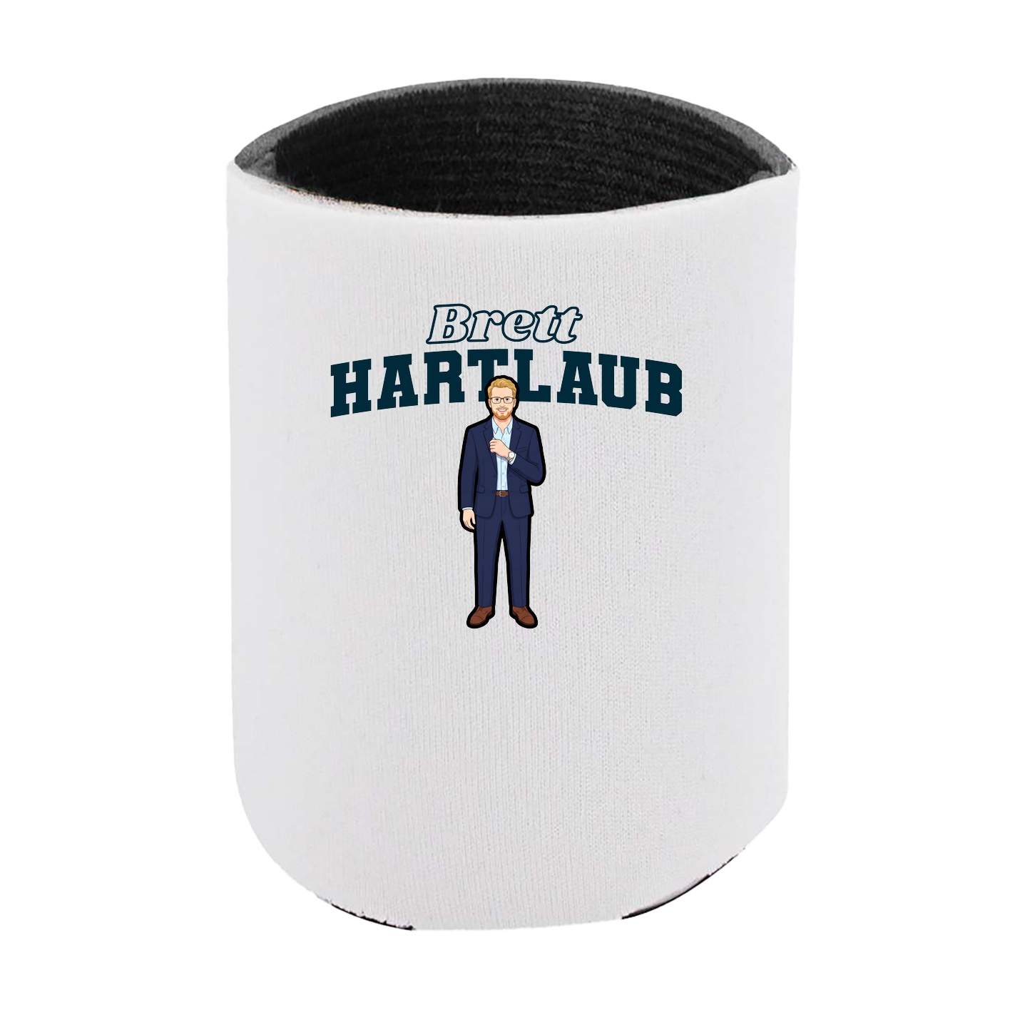 Can Holder — Name Arch in White