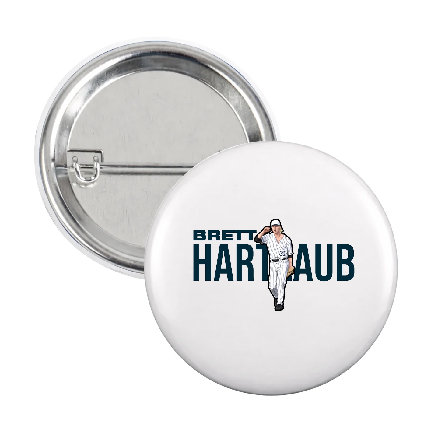 Game Day Button — Player Name in White