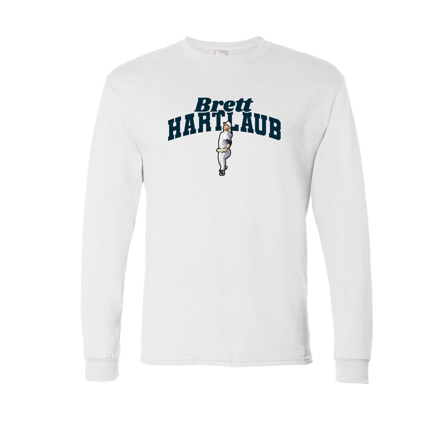 Long Sleeve Tee — Signature Arch in White