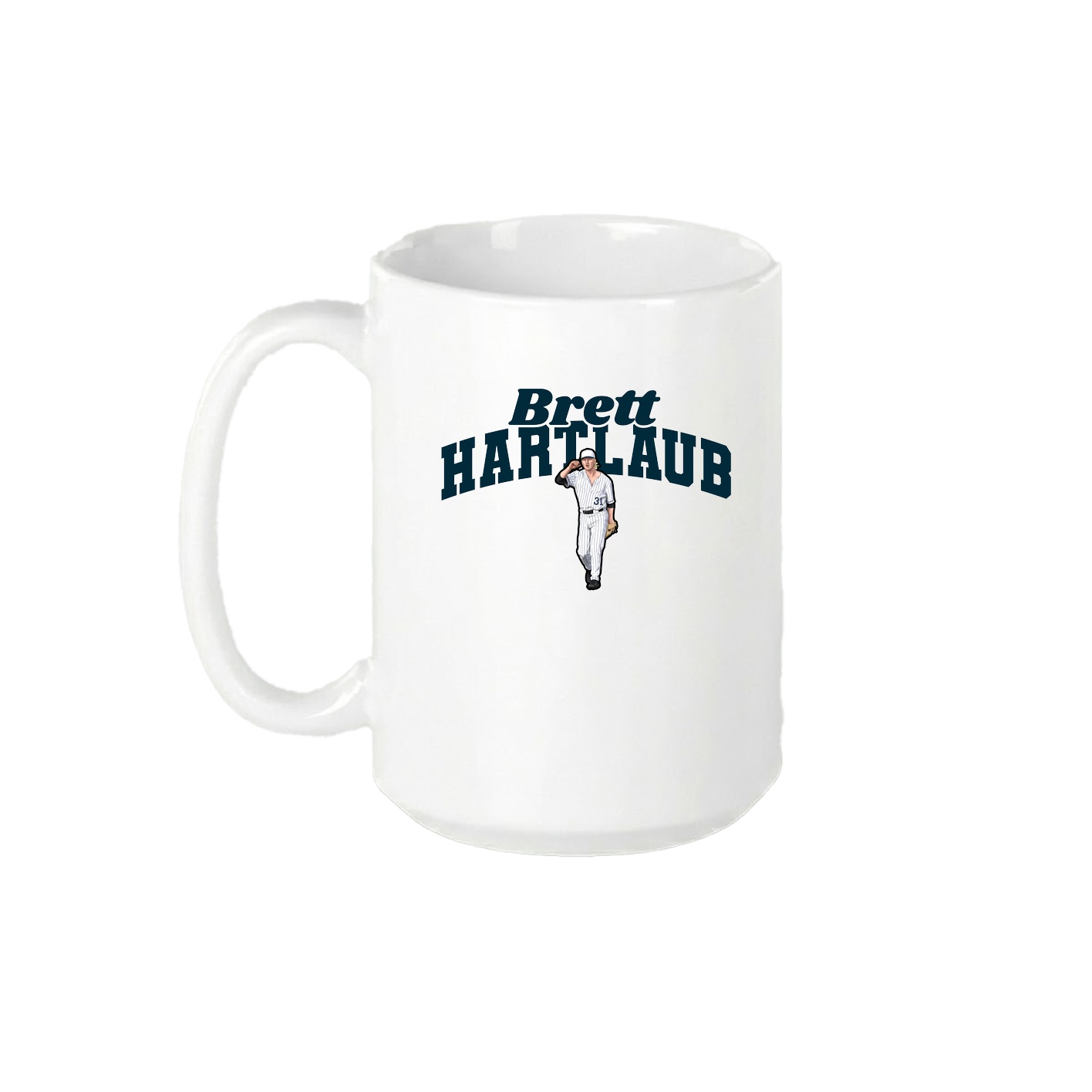 15oz Coffee Mug — Signature Arch in White