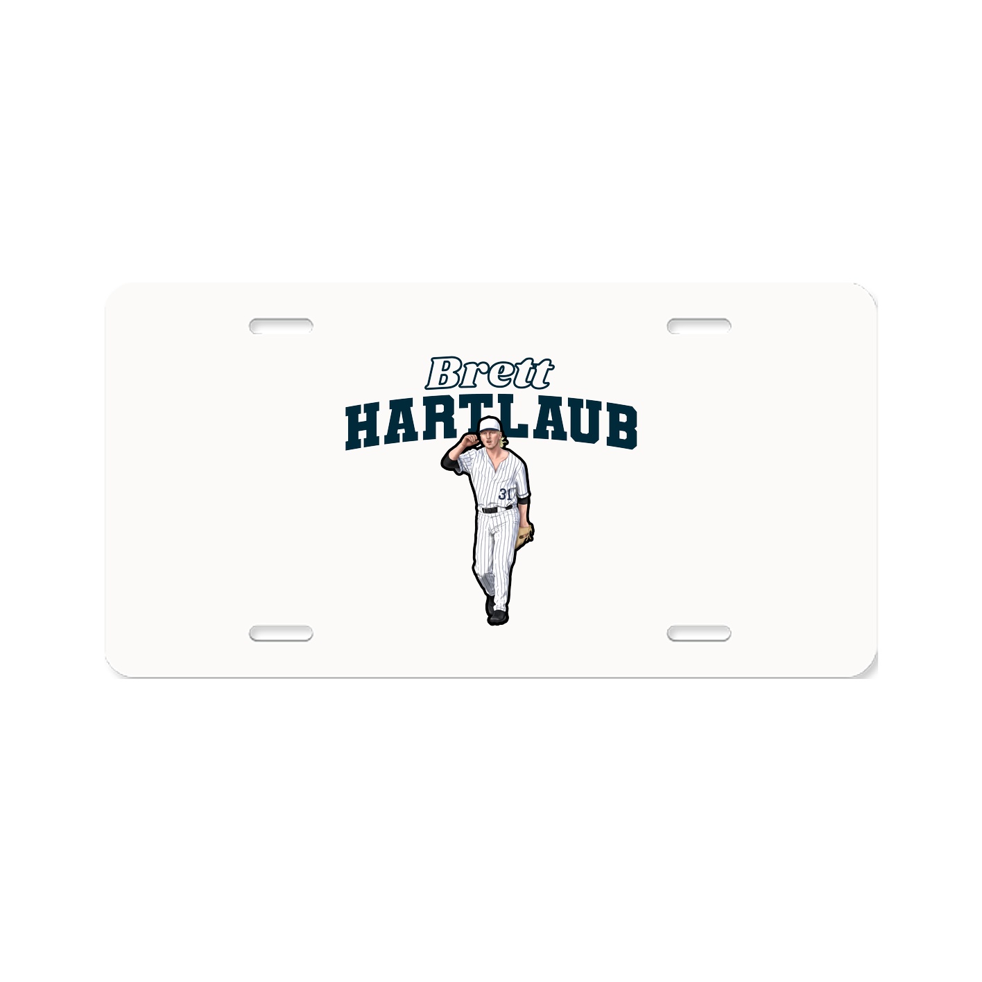 License Plate — Name Arch in Classic