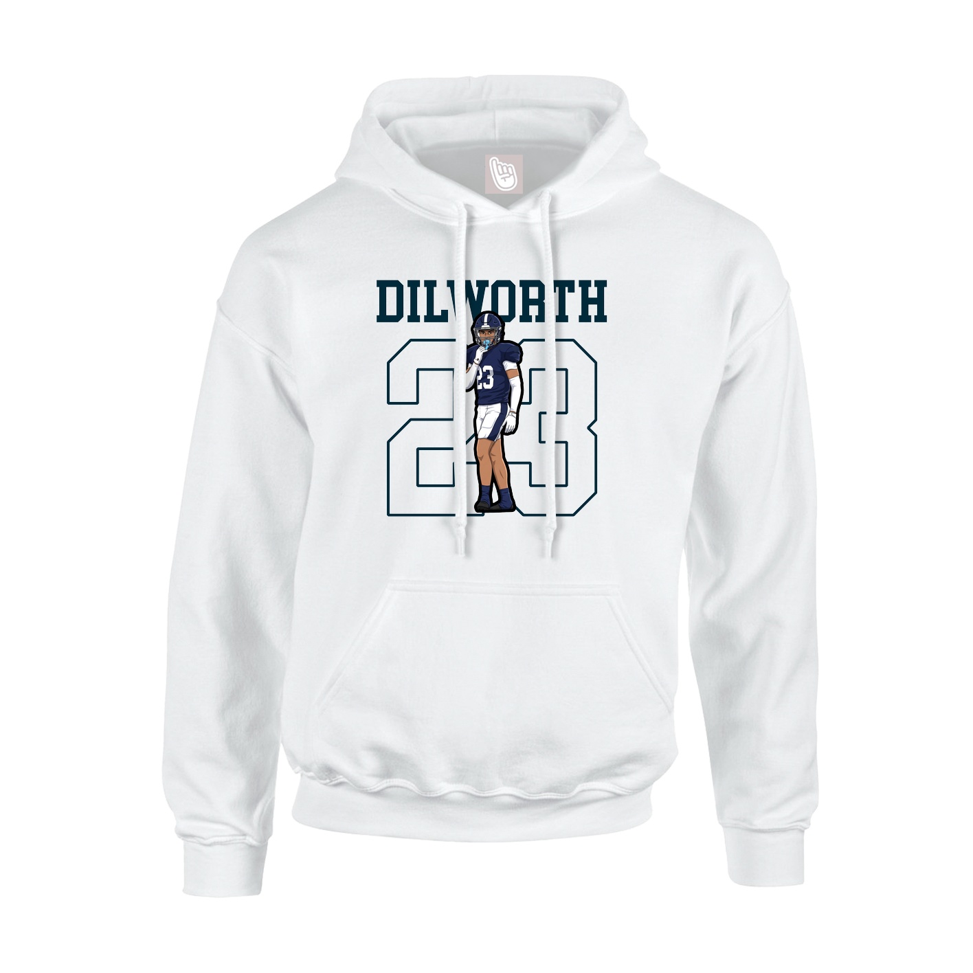 Youth Hoodie — Shirsey in White