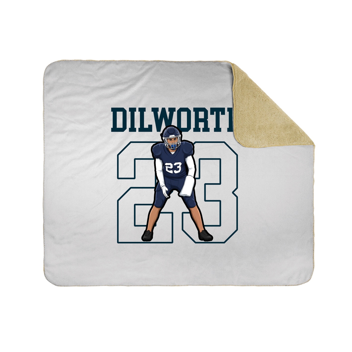 Throw Blanket — Shirsey in White