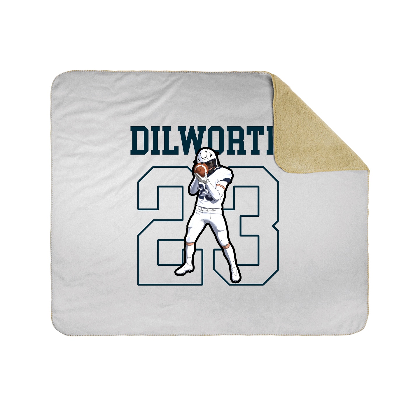 50x60 Sherpa Lined Throw Blanket
