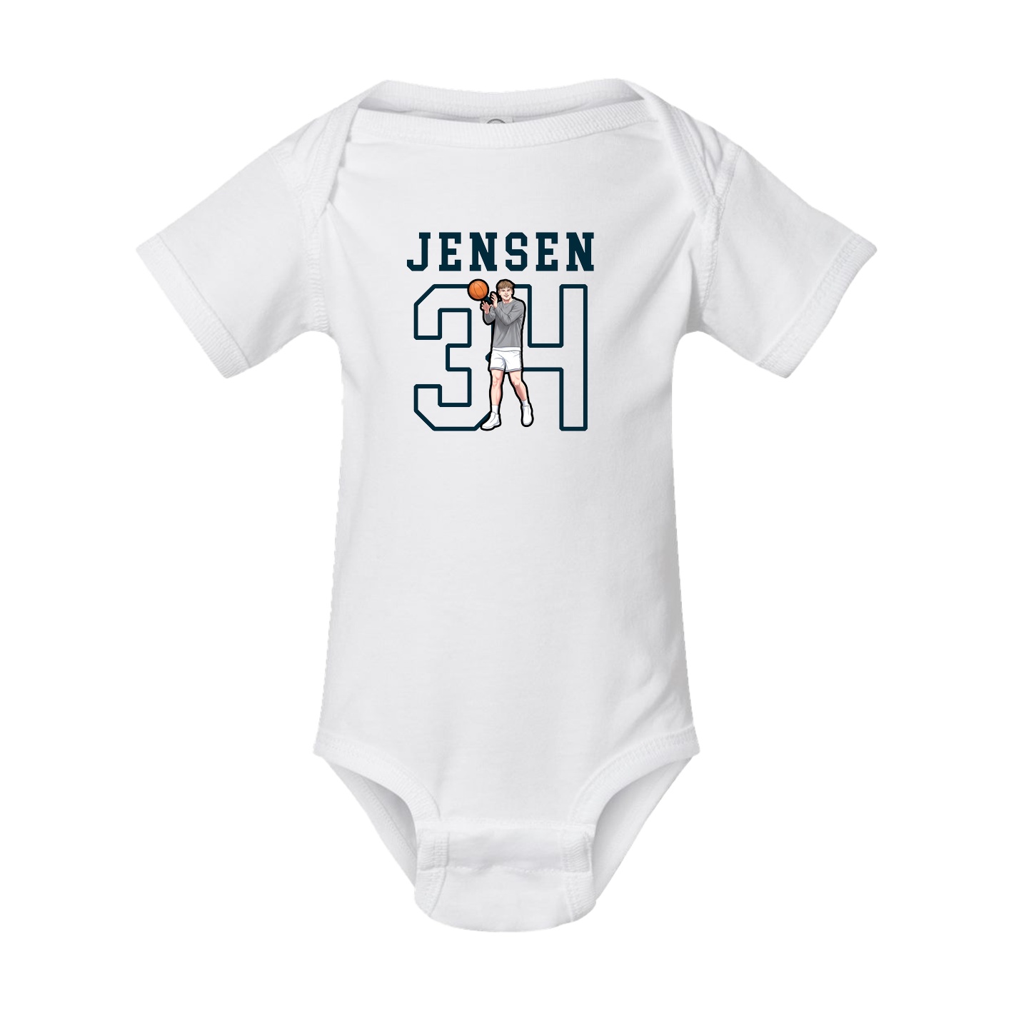 Baby Onesie — Shirsey in White