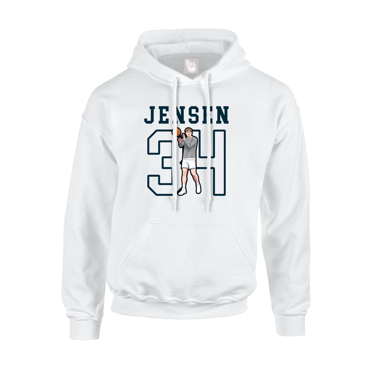 Youth Hoodie — Shirsey in White
