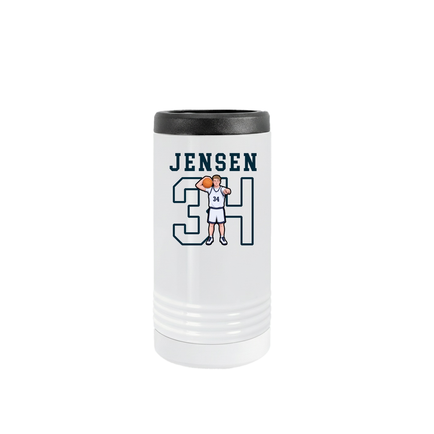 Slim Beverage Holder — Shirsey in White